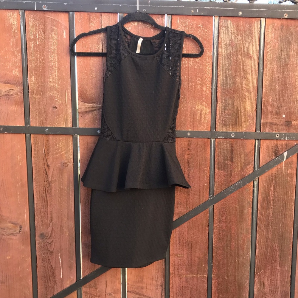 Black Form Fitting Dress